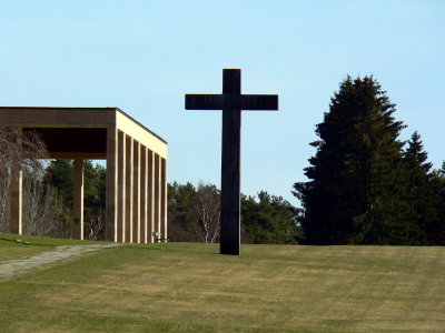 Cross close to the crematory