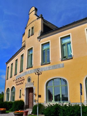 The old Bolinder-Munktell factory, now a hotel
