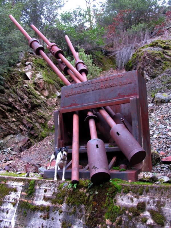 Indepedence Mine rock crusher and Kelly