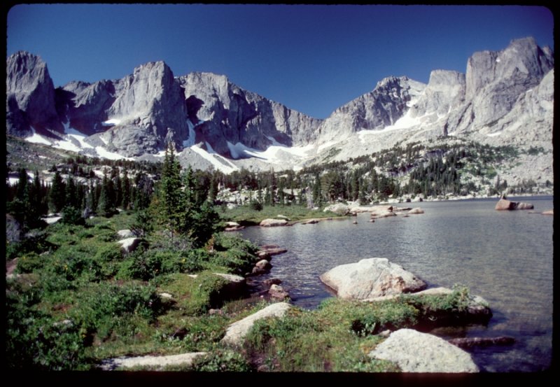 Lonesome Lake and the War Bonnets