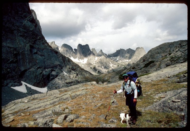 Dave and Pika on Jackass Pass