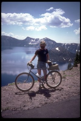 1983 Schwinn High Sierra mtn bike, and Crater Lake
