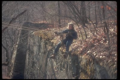 Josiah traversing the Panther's Den