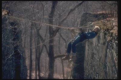 Josiah traversing the Panther's Den