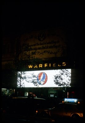 Warfield Theater 1980 and the Dead