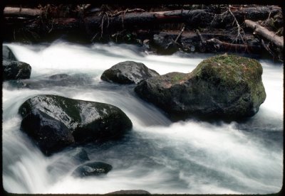 Toutle River rocks and water