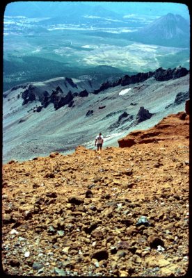 Avalanche Gulch down climbing 1977