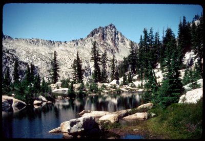 Kalmia Lake  and Thompson Peak