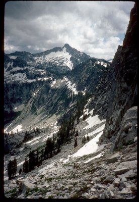 The Mirror Lake Ledge, Kalmia Pass, and Sawtooth Peak