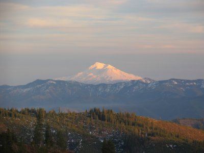 Mt Shasta viewed from Red Buttes