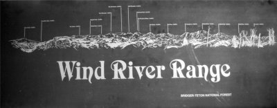 Wind River Range sign