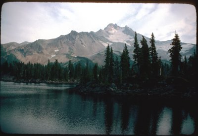 Mt Jefferson and Russell lake 1977