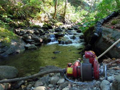 Mark3 water pump in my creek