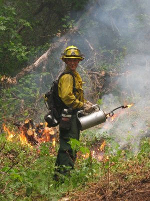 MNF E44 crew member torching my yard