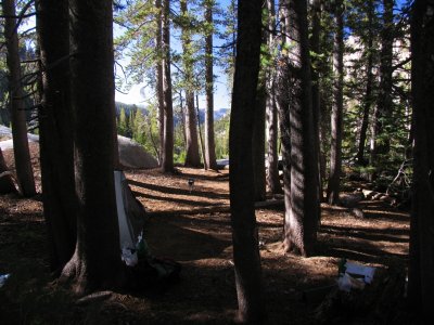 First camp on bluff after 8 mile day.