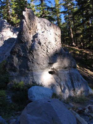 Rock form in Middle Wolf creek
