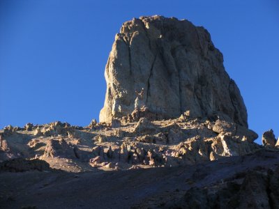 Pillar in Eagle Creek Valley sunset