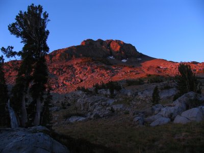 Round Top mountain sunrise