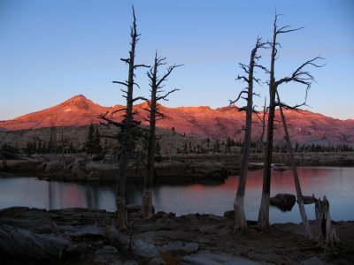 Crystal range across Lake Aloha