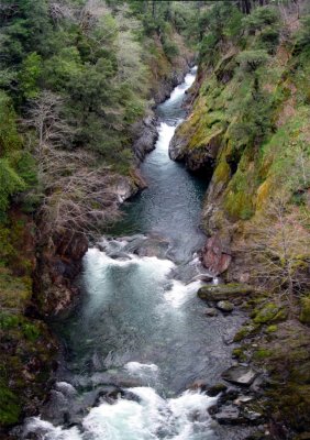 Clear Creek canyon gorge