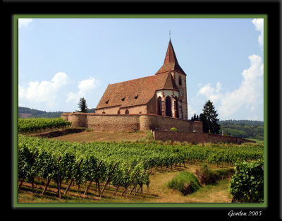 glise  Hunawihr  / Church in Alsace