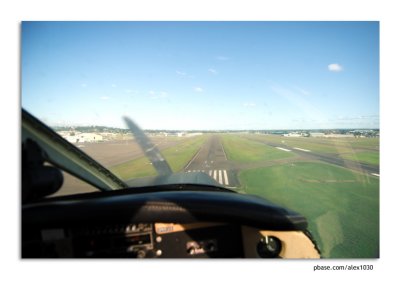 Landing at Bankstown airport