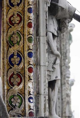 Mosaic Detail on the Basilica Facade