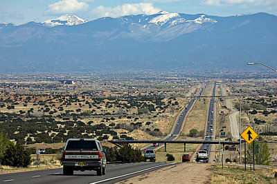 Approaching Santa Fe
