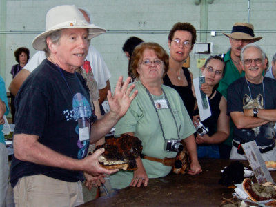 Field guide author and educator Gary Lincoff talking about Inonotus obliquis (chaga) 9553.jpg