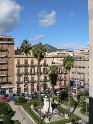 View outside Hotel Joli in Palermo