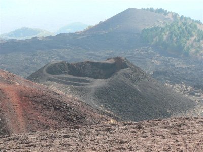 Past eruption at Mt Etna