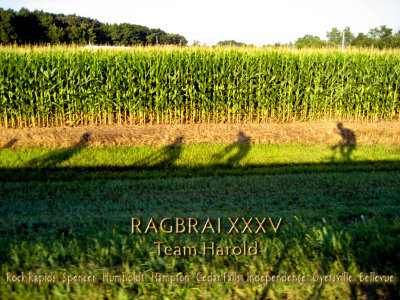 Ragbrai 2007 with Team Harold