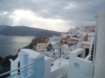 Santorini, a pearl standing from volcano