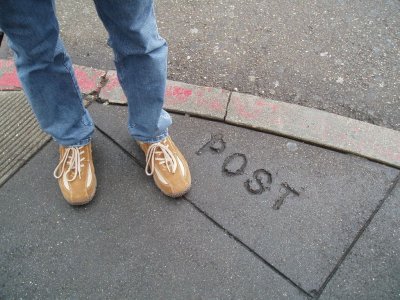 Post on the Ground