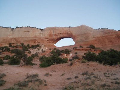 An Arch seen on the Way, UT