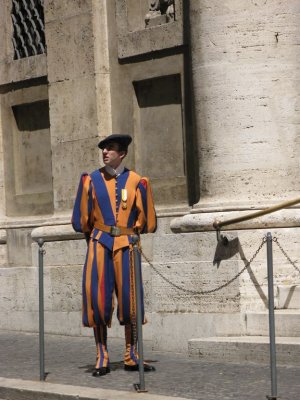 Swiss Guard: Uniform designed by Michelangelo