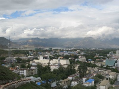 Lhasa seen from Potala