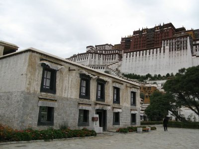 Potala Palace - in the Yard