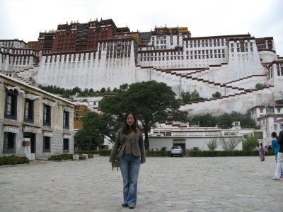 Potala Palace - in the Yard