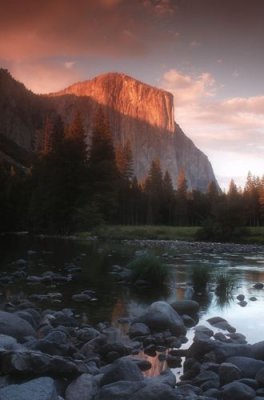 El Capitan at Sunset, Yosemite