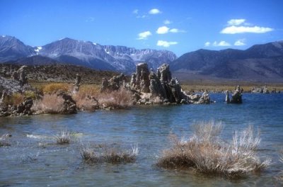 Mono Lake and Sierra Nevadas