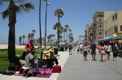 Ocean Front Walk, Venice Beach in LA