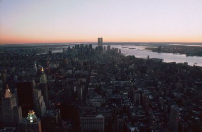 Sunset View South from Empire State Building