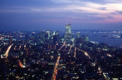 Twilight View South from Empire State Building