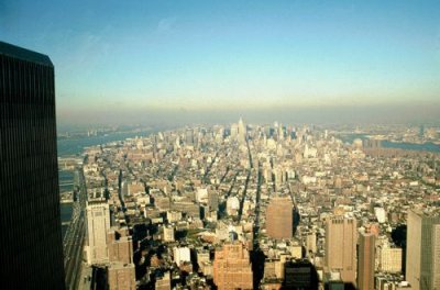View Uptown Manhattan from World Trade Center