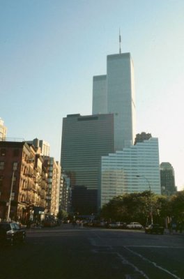 World Trade Center from Greenwich Village
