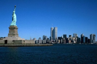 Statue of Liberty and Manhattan