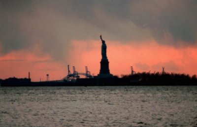 Statue of Liberty After Sundown