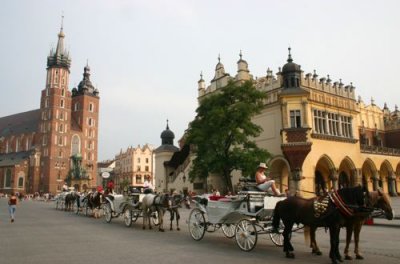 St Marys Church and Main Square Krakow
