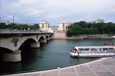 Trocodero and River Seine, Paris